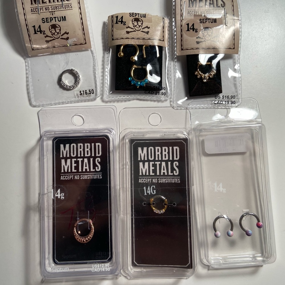 14g septum ring jewelry